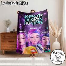 Blanket,   Blanket, Anime Blanket Gift, Ultra-Soft Fleece Blanket, K-Pop  Derpy - Multicolor - View 7