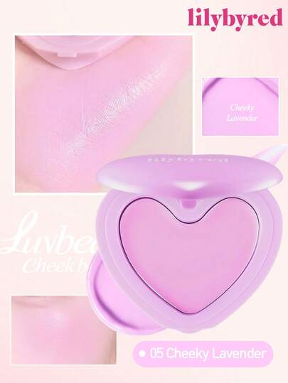 lilybyred K-Beauty Luv Beam Blush Cream, Smooth Texture Blush, Long-Lasting Radiant Makeup Effect, Soft Velvety Cheek Tint, Natural Glowing Makeup, Smooth Texture, Natural Makeup Look, Daily Makeup Blush