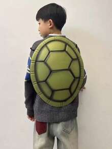 1pc EVA Turtle Shell Prop For Costume Party, Cosplay Realistic Textured Turtle Shell Accessory - Multicolor - View 6