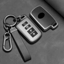 适用于丰田凯美瑞、汉兰达、汉兰达、RAV4、卡罗拉、塔科马、坦途、4Runner、红杉、LC200 的 TPU 汽车钥匙保护套及配件 - 均碼 - 查看 2