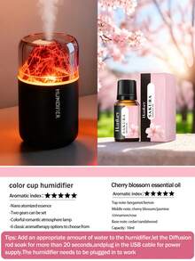 180ml Humidificador de coche, forma de volcán, esencial para coches, niebla fina, con luz LED, accesorio de fragancia para coche, difusor de aroma ultrasónico 2 en 1, compacto y portátil, diseño elegante, alimentado por USB, funcionamiento silencioso, accesorio para coche, compatible con 6 aceites esenciales (opcional: 1 botella de aceite + 1 humidificador / 1 humidificador) - Blanco y Negro - Ver 16