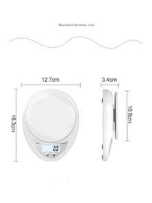 1 buah Timbangan Dapur Digital 5kg/1g dengan Layar LED - Mudah Dibersihkan, Ditenagai oleh Baterai AAA (Tidak Termasuk), Timbangan Dapur, Timbangan Makanan, Timbangan Berat Dapur, Timbangan Dapur Presisi, Timbangan Digital Portabel, Timbangan Elektronik Kopi, Timbangan Elektronik LED Dapur, Timbangan Kue, Aksesoris Dapur, Alat Kue, Perlengkapan Dapur, Timbangan Elektronik Makanan Mikro, Cocok untuk Rempah-rempah, Makanan, Perhiasan, Logam Mulia, Teh, Barang Kering - MultiWarna - View 7