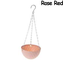 1 PC Fashion Succulent Plant Balcony Bracketplant Flower Pots Hanging Basket Rattan Pattern Chains Flowerpot - Multicolor - View 12