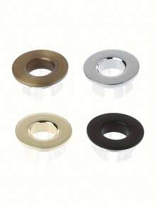 Bronze Metal Sink Overflow Cover, Easy-Install Sink Drain Plug-In, Suitable For Bathroom And Kitchen Sinks, Sink Accessories, Bathroom Accessories, Kitchen Essentials, Home Decor - A - View 6