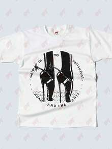 Adam And The Ants Boots Spurs New Wave Music T-Shirt - White - View 2
