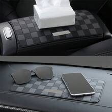 1pc Multi-Color Plaid Silicone Car Anti-Slip Mat, High Temperature Resistant Multipurpose Car Storage Pad, Dashboard Anti-Slip Holder, High Elasticity Soft Touch, Car Dedicated, Dashboard Storage Anti-Slip Non-Slip, Multifunctional Storage - 1 PCS Checkered Anti-slip Mat - View 11
