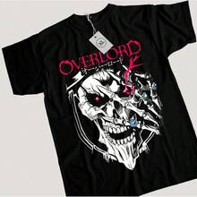 Overlord Ainz T-Shirt Ooal Dress Albedo Skull Anime Manga Gifts Shirt All Sizes - 黑色 - 查看 1