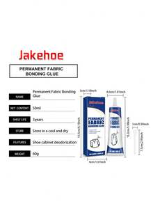 Transparent Waterproof Adhesive Glue For Clothing, Heat & Water Resistant Denim Fabric Bonding Glue - A - View 9