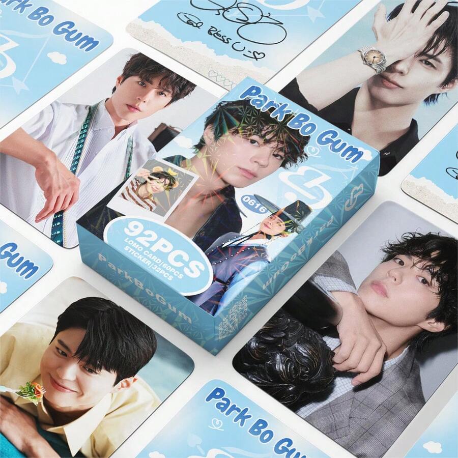 2026新年祝福FORCE日历明信片套装 | 《Karma》专辑明信片套装 | 《Ceremony》歌曲LOMO卡 | K-Pop粉丝收藏礼盒套装，Karma明信片，Ceremony LOMO卡，K-Pop收藏明信片，Stay礼盒套装，照片卡，卡片，脚印卡 - 彩色 - 查看 1