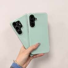Luxury Candy 2合1 磨砂硬殼手機保護殼，相容 S26 Ultra S25 Ultra A57 A37 A56 A55 A54 A53 A35 A17 A07 A27 A36 A26 A16 S25 FE - 青色 - 查看 5