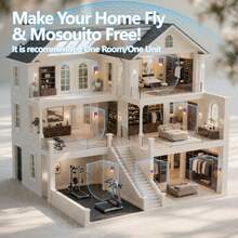 USB Powered Fly Trap & Nightlight - Indoor Insect Catcher For Mosquitoes, Gnats, Fruit Flies With Night Lamp For Home, Kitchen, Office - Multicolor - View 8