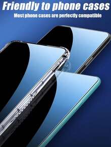 4pcs Tempered Glass Privacy Screen Protector, Compatible With Galaxy A14 5G/A15/A23/A34/A35/A54/S23 FE/A55/Galaxy S21/S22/S23/S24 Ultra/S25 Ultra, Easy To Install, Anti-Collision, Anti-Fingerprint, Anti-Scratch - Black - View 6