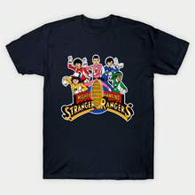 Stranger Ranger T-Shirt, Stranger Ranger Tee,100% Cotton Short Sleeve Casual Tee Unisex Casual Fun-Shirt Gift For  Fans. - 黑色 - 查看 8