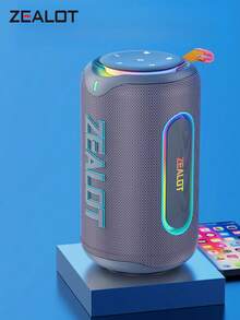 ZEALOT MP1 60W 無線喇叭 附 RGB 彩燈，支援 SD 卡/USB/AUX 介面，免持通話，適合戶外活動、舞會、家庭聚會及海灘派對 - 均碼 - 查看 13
