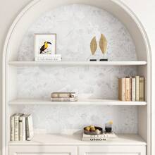 Vintage White Butterfly Floral Wallpaper Peel And Stick, Textured Embossed Contact Paper For Bedroom Bathroom Decor - 白色花卉 - 查看 4