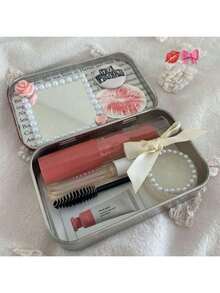 1pc Mini Metal Hinged Tin Box - Portable Small Storage Box Set With Lid, Suitable For Home Organization, DIY Mint Wallet Crafting, Birthday Party Decor - Multicolor - View 7