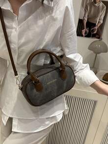 优雅时尚复古风多功能女包，2026新款，高端斜挎包 - 黑色 - 查看 8