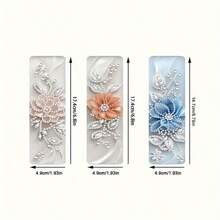 3件套钻石画套装，包含水晶花草图案，精美礼盒包装——是送给同事或朋友的理想礼物 - A - 查看 4