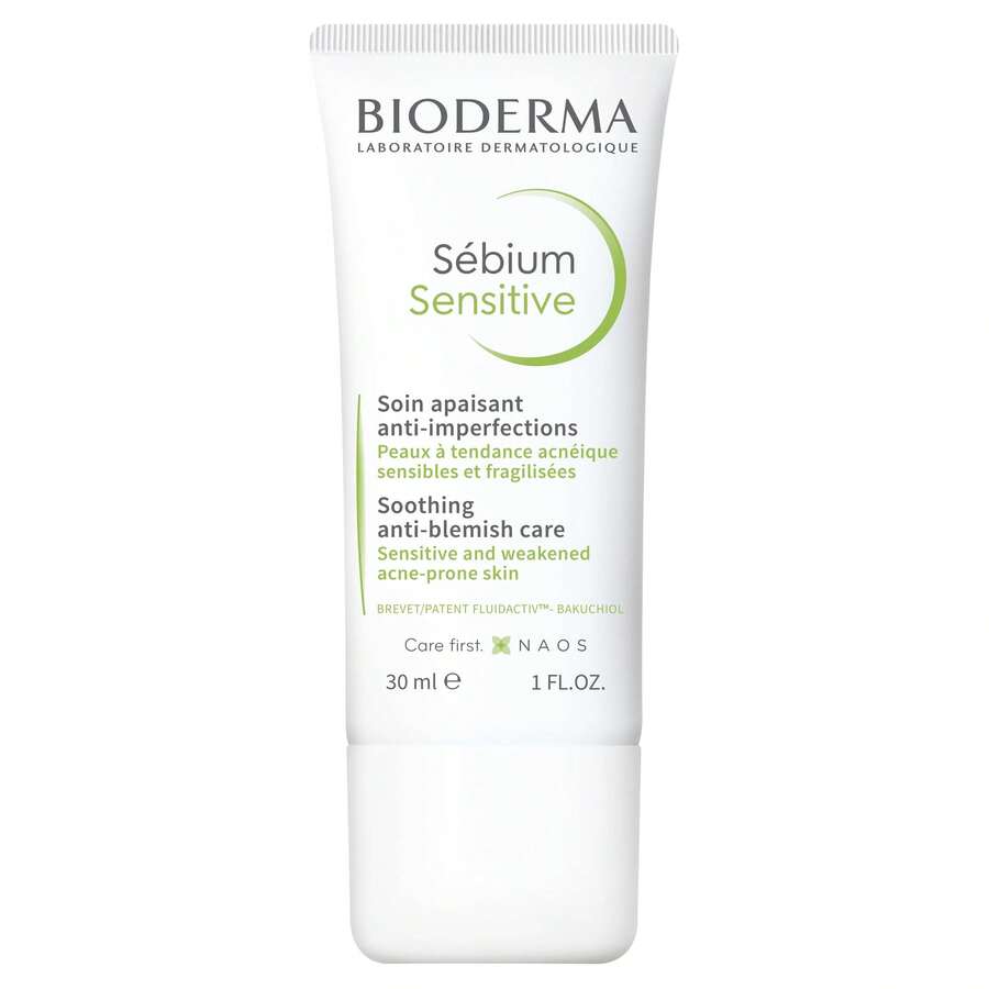 Bioderma Sébium Sensitive 30 Ml - Hydrating Anti-Blemish Facial Care For Sensitive And Acne-Prone Skin ✅ Entrega 24/72h A España (Península) | Beauty Explotion | Tu Tienda De Belleza Y Maquillaje – Explota Tu Mejor Versión. - Hyaluronic Acid - 查看 1