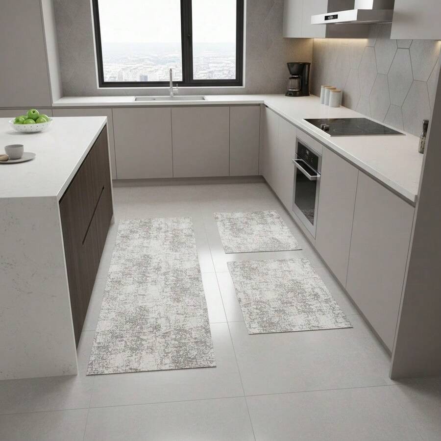 Trio Passadeira Para Cozinha Sala Corredor - Cinza - Visão 1