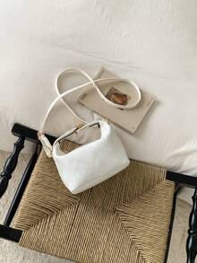 奢华轻便、小巧、简约百搭的女士日常斜挎包，2026 新款，风格精致优雅。 - 白色 - 查看 8