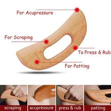 SilvaLex Wooden Massage Tool, Full Body Massager, Hand Massager, Leg Massager, Shoulder Massager, Shoulder & Neck Massage Tool, Facial Massage Tool, Back Massager, Waist Massager, Full Body Muscle Massager - Apricot - View 7