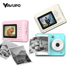 Vavupo 2.4英寸高清屏幕，一键打印！轻巧热敏打印机，捕捉松鼠、蛋糕或风景的清晰瞬间，并将它们打印成可爱的便携式旅行纪念品。 - 藍色 - 查看 6