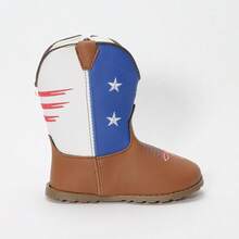 Baby Girl/Boy Texan Boot Set, Soft And Comfortable Baby Shoes + Cotton Socks FARMFUN - MultiWarna - View 3