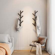 Wall-Mounted Clothes Rack, Family Coat Rack, Living Room European Style Creative Clothes Rack, Bedroom Clothes Rack - View 3