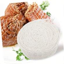 可重复使用的香肠肠衣网，使香肠和肉类充分透气 - 透气设计防止开裂，易于清洁的厨具，适用于火腿和肉类，火腿烹饪配件，有效蒸汽循环。 - 彩色 - 查看 1