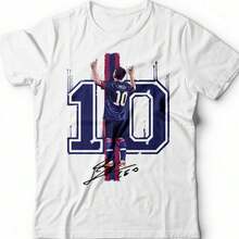 Lionel La Pulce T-Shirt - Argentina 10 Football Champions - White - View 1