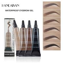 Eyebrow Tint Kit - Long-Lasting, Waterproof Brow Dye Gel Set| Smudge-Proof Brow Color - 06# BLACK - View 1