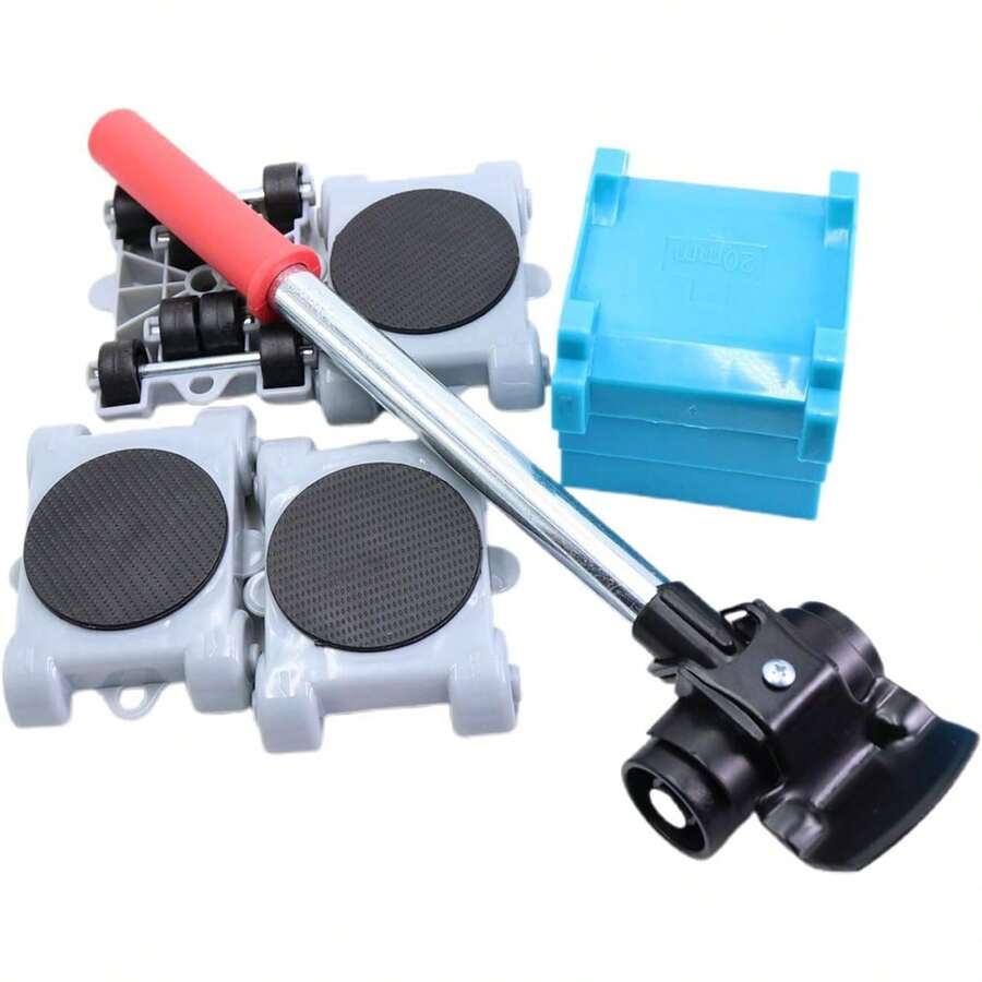 Herramientas para Mover Muebles Pesados con Ruedas, Elevador Resistente, Carga Hasta 250kg, Set para Mover Electrodomésticos y Muebles - color de la imagen - Ver 1