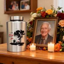 Up To 220 Lbs Cardinal Large Cremation Urns For Adult Human Ashes, Decorative Funeral Keepsake Memorial Urn For Male Female Women Man Mom Dad Ashes With Velvet Bag - Cặp đôi - Xem 2