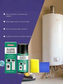 jakehoe 塑料部件除油清洁剂 - 去除黄色污渍和污垢，多用途，适用于家用电器、汽车灯、马桶等。 - 液體 - 查看 5