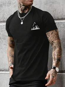 Men Outdoor Tees & Tanks - Black - View 8