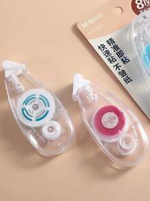 1卷大容量点状双面胶带，8米*8.4毫米，适用于DIY剪贴簿、学校和办公用品卷带 - 多色 - 查看 3