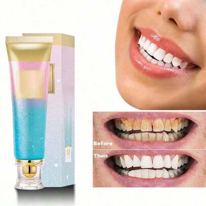 Niacinamide Whitening Toothpaste,  Niacinamide Intensive Whitening Toothpaste With Natural Gentle Care Deep Stain Removal Clean Peach Flavor, Improves Gum Health, Fresh Breath (1)