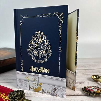 Harry Potter 1 cuốn sổ tay mật khẩu kiểu cổ điển dành cho sinh viên, sổ kế hoạch retro sáng tạo có mật khẩu bảo vệ, nhật ký công việc hàng ngày, sổ tay nghệ thuật tinh tế đa chức năng dành cho văn phòng và công việc.