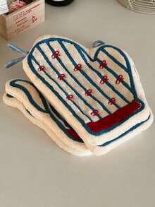 可爱手套造型水瓶套，吸水性强的速干手巾，浴室/厨房清洁布 - 彩色 - 查看 2