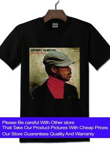 Anthony Hamilton T-Shirt New T Shirt Dad Father Gift T Shirt - Black - View 1