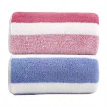 Bộ 2 khăn mặt cao cấp - Nhanh khô - Chất liệu microfiber mềm mại như nhung san hô, thấm hút cực tốt - Đa năng, dùng làm khăn tắm, khăn spa, khăn mặt, khăn lau tay. - Nhiều màu - Xem 2