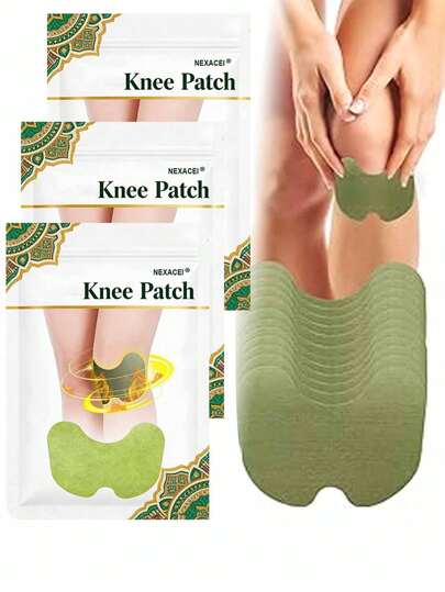 100Pcs Knee Patches,Warming Herbal Patches Wormwood Extract Sticker Heat Patches For Knee, Back, Neck, Shoulder