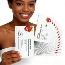 7-14-21片装草莓味牙齿美白贴片 + PAP + 干胶 + 牙齿美白贴片，牙齿美白，深度清洁，口腔护理，美白贴片，清新口气，牙齿美白贴片，旅行和居家两用，日常使用 - PAP+乾貼+美白牙貼 - 查看 2