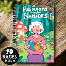 1pc Spiral Password Notebook, Detailed Record Of Internet Website Login Information, Helps You Maintain An Orderly Password Log - A5 - View 1