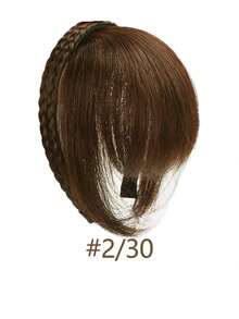 8 Inch Bangs Headband Wig, Integrated Braided Wig With Headband, Women Headband, Braided Headband, Bangs Wig - Multicolor - View 14