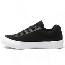 Men's And Women's Casual Sneakers With A Clean Look And Comfortable Fit. - Black Black - View 8