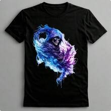 Suffix Skull T-Shirt Premium Shirt 100% Cotton Promotional Price Men's Women's Casual T-Shirt Streetwear - BLACK-EST 21 - 查看 7