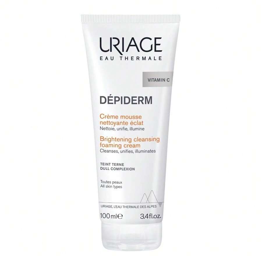 Uriage Depiderm Espuma Limpiadora Facial 100ml con Vitamina C y Niacinamida para Luminosidad y Unificación del Tono ✅ Entrega 24/72h a España (península) - Limpieza profunda - Ver 1