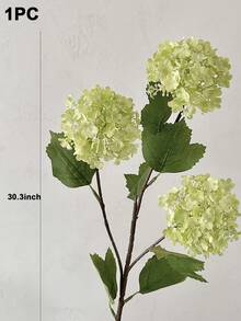 1朵人造雪球花，仿真绣球花束，人造植物，DIY花卉装饰，婚礼、家居/房间/厨房装饰花瓶填充物，礼品 - 多色 - 查看 13